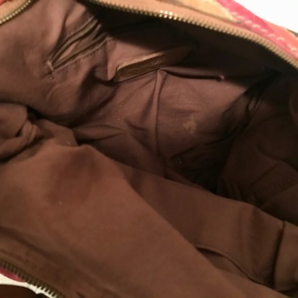 Fossil Multi-color suede hobo bag - Picture 4 of 6